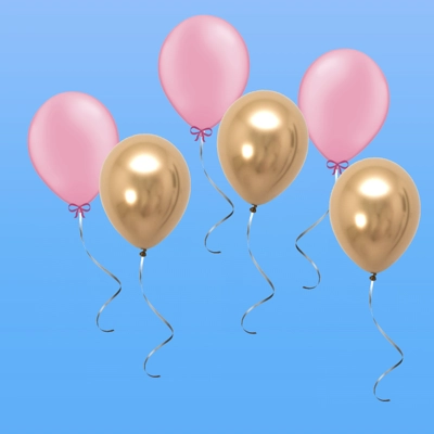 6 Ceiling Balloons 6 Ceiling Balloons