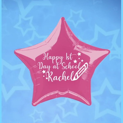 First Day/Back to School Personalised Balloons First Day/Back to School Personalised Balloons