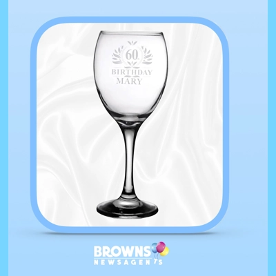 Personalised Wine Glass