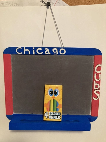 Chicago Cubs ChalkBoard