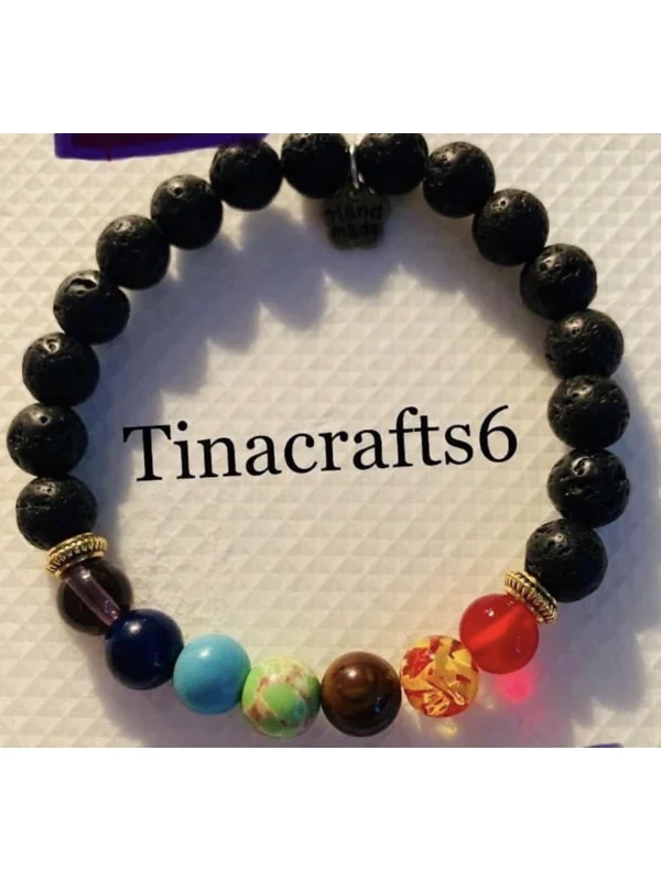 Anxiety Charcoal Bead Bracelet