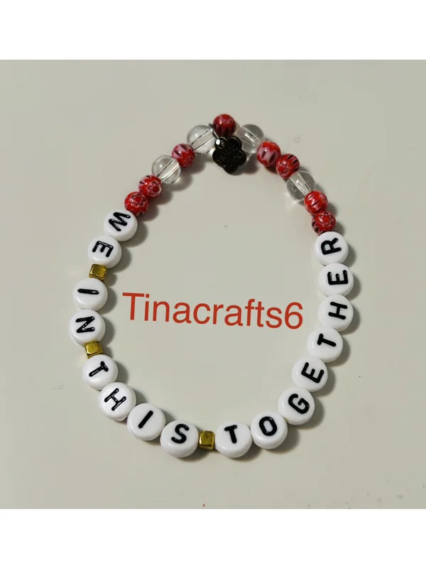 WE IN THIS TOGETHER Covid 19 Bracelets