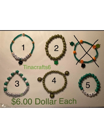 Green -White - Orange bracelet Green -White - Orange bracelet