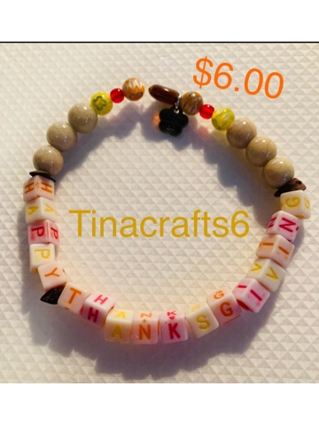 Happy Thanksgiving Bracelets