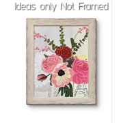 Amazing Floral Painting Print 8x10 Not Framed