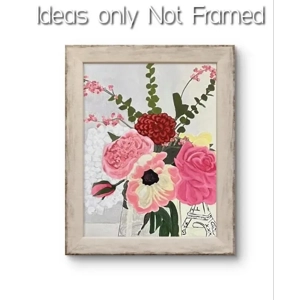 Amazing Floral Painting Print 8x10 Not Framed