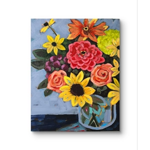 Beautiful Floral Painting Canvas
