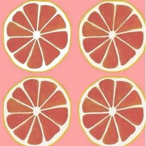 Unframed 8x8 Print of Grapefruit Slices