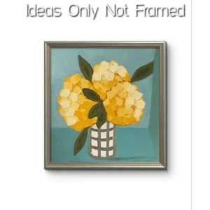 Hydrangea Painting on 8x8 Art Paper Not Framed