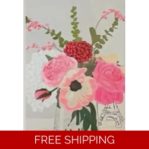 Amazing Floral Arrangement on 32x48