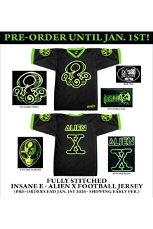 Insane E Alien X Football Jersey