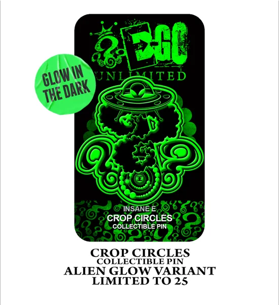 Crop Circles 2026 Pin ALIEN GLOW VARIANT