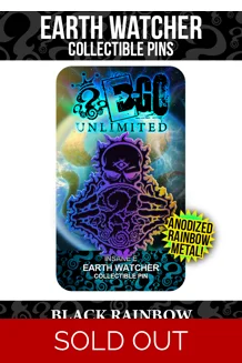 Black Rainbow Earth Watcher '25 Pin