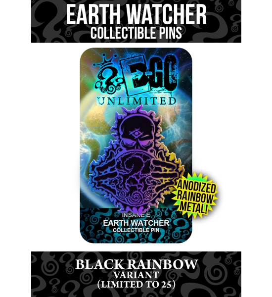 Black Rainbow Earth Watcher '25 Pin
