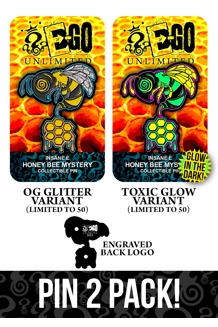 Honey Bee Mystery Pin 2 PACK Honey Bee Mystery Pin 2 PACK