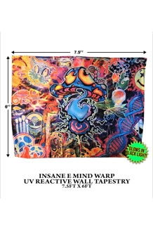 Insane E - Mind Warp 7.5x6 UV Tapestry