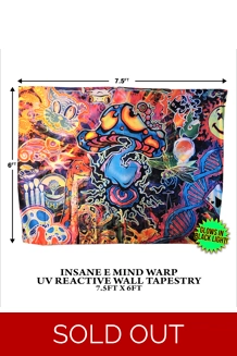 Insane E - Mind Warp 7.5x6 UV Tapestry