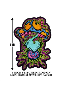 Mushroom Mystery 5in Patch