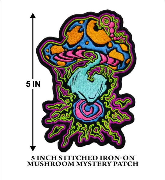 Mushroom Mystery 5in Patch