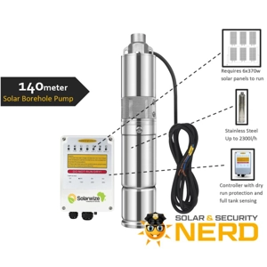 Solarwize - 140m Solar Borehole Pump