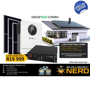 6.2KW GrowTech Solar Combo
