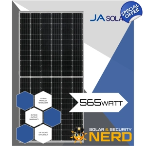 565W JA SOLAR Mono Crystalline Solar Panel -