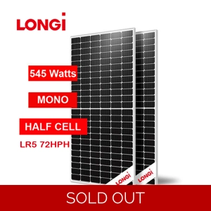 Longi 545Watt Solar Panel - LR5-72HPH-545M