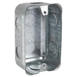 Wall Box 4x2 Galvanised