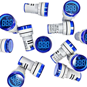 Voltage Meter Light - BLUE