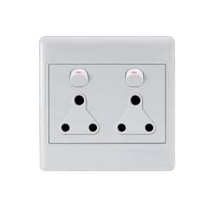 Wall Socket 4x4 - 2 Way