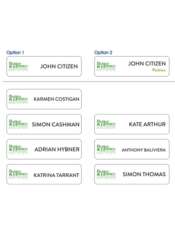 BHGRE Name Badge - Magnet Back