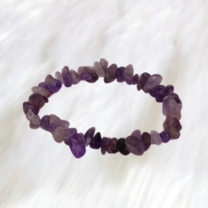 Amethyst Crystal Stone Bracelet