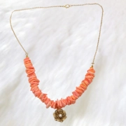 Shell Chip Statement Necklace