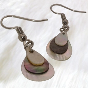 Natural Seashell Cut Earrings