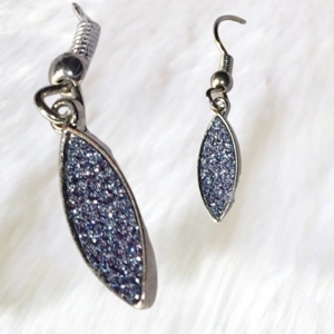 Silver Blue Earrings