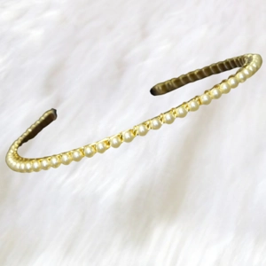 Gold Pearl Hairband