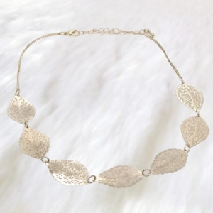 Silver Leaf Chain