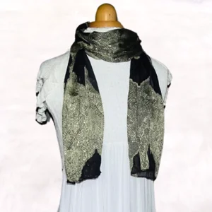 Black & Gold Shimmer Scarf