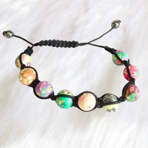 Mixed Pattern Macrame Bracelet