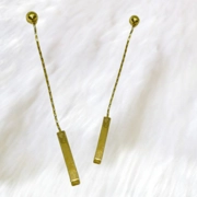 Gold Drop Down Earrings