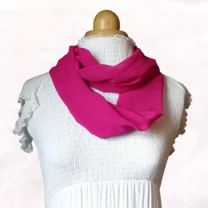 Pink Dressed Scarf And Shawl