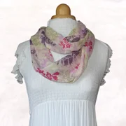 Dressed flower Mixed Colour Scarf And Shawl
