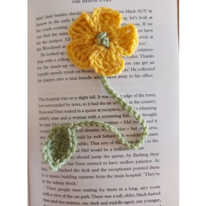 Lucky dip bookmark, crocheted, flower, book lover gift, decorative bookmark Lucky dip bookmark, crocheted, flower, book lover gift, decorative bookmark