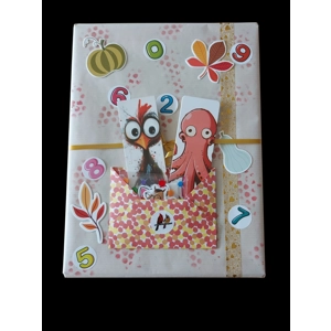 (K2) Kids surprise book package hardback book with free gifts - age 6-8yrs