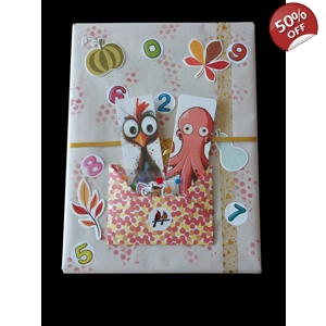 (K2) Kids surprise book package hardback book with free gifts - age 6-8yrs