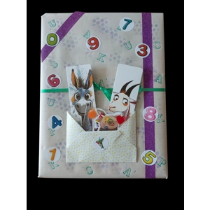 (K3) Kids surprise book package hardback book with free gifts - age 6-8yrs