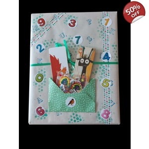(K3A) Kids surprise book package hardback book with free gifts - age 6-8yrs