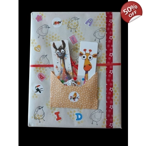 (K4A) Kids surprise book package hardback book with free gifts - age 6-8yrs