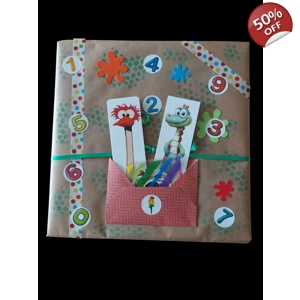 (K5) Kids surprise book package soft covered book with free gifts - age 3+