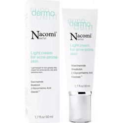 Light cream for acne skin